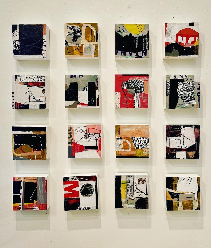 West Wall mini paintings by Tara KelleyCruz Surface Gallery