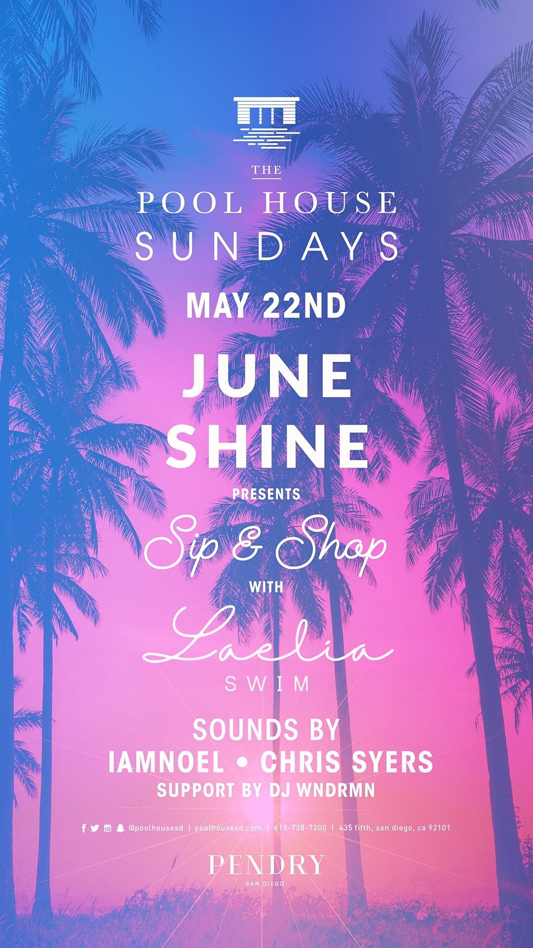 Sunday Pool Party at the Pendry Pool House