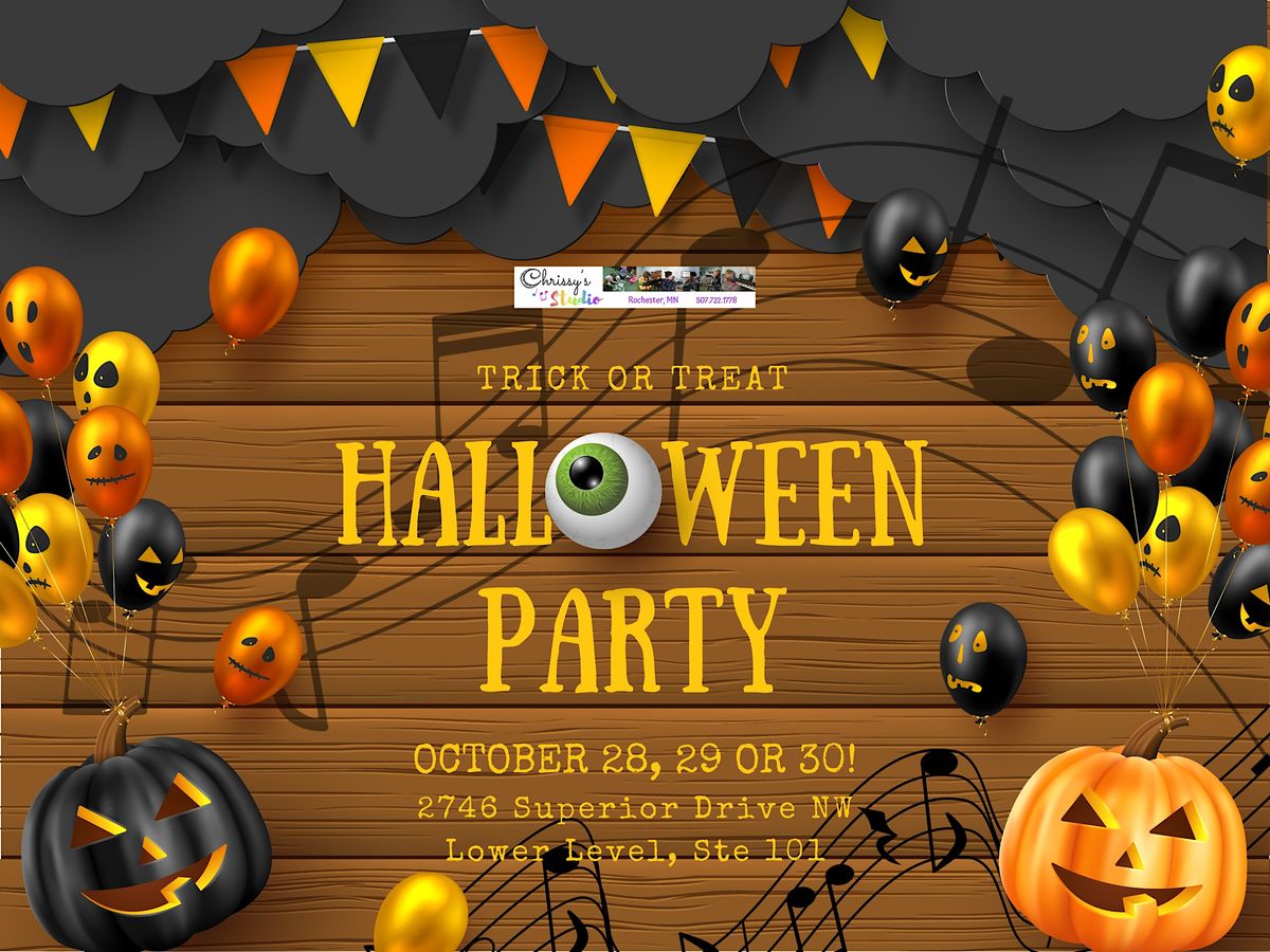 2022 KIDS Halloween Parties Chrissy's Studio, Rochester, MN October