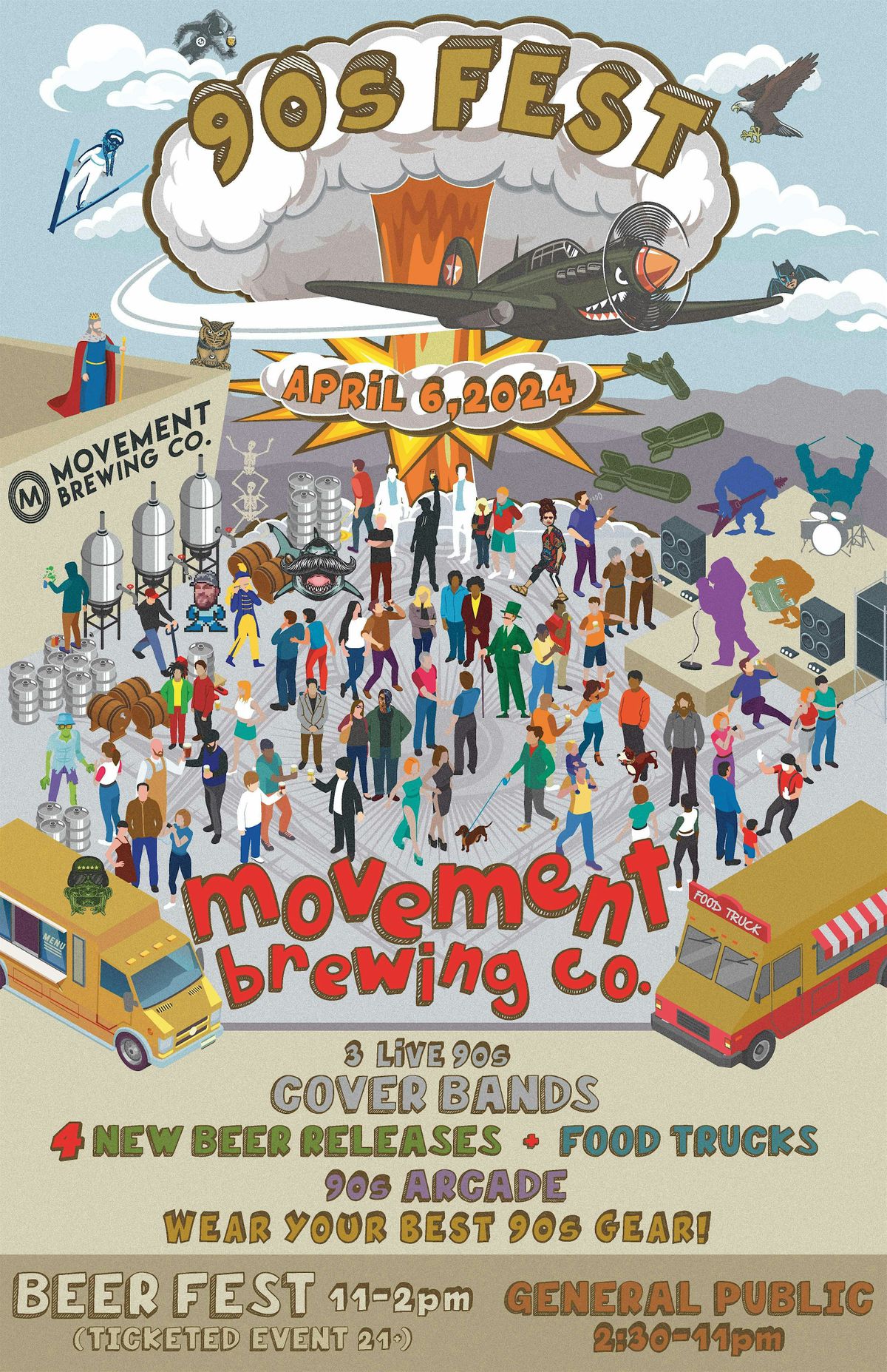 Movement 90s Fest Beer Tasting Event