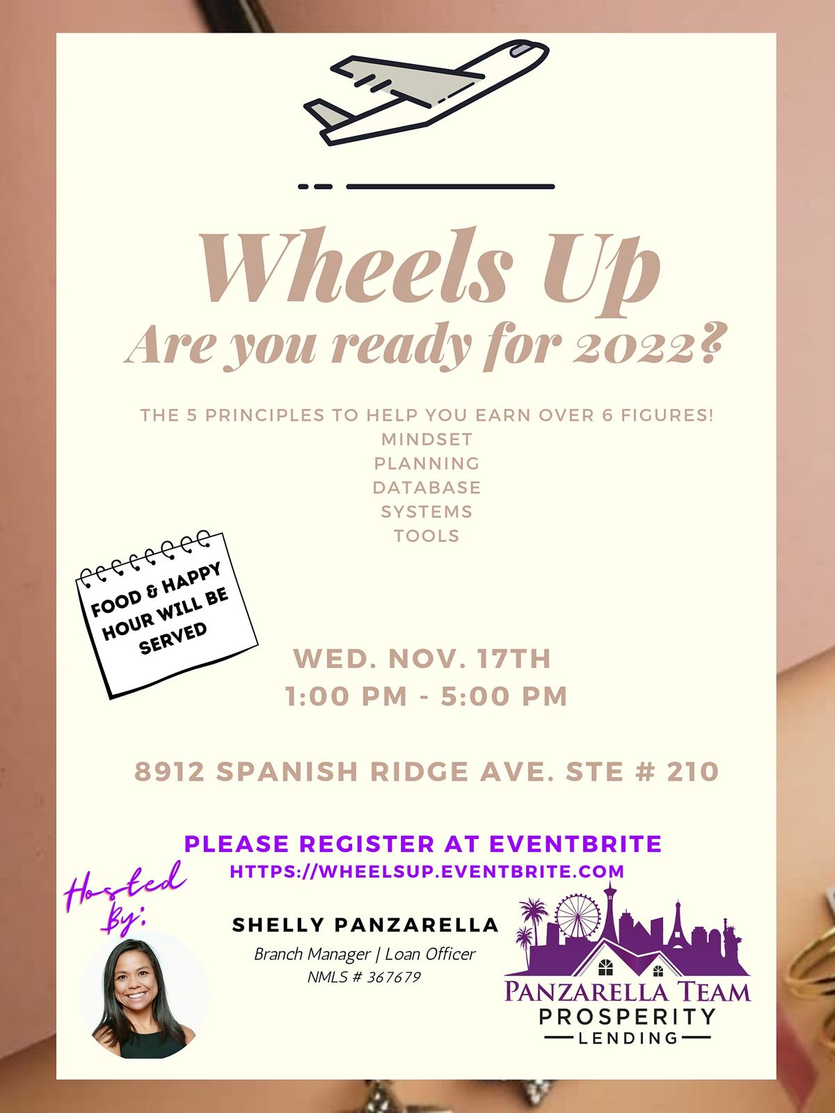 Wheels Up! Are You Ready for 2022? 8912 Spanish Ridge Ave, Las Vegas, NV November 17, 2021