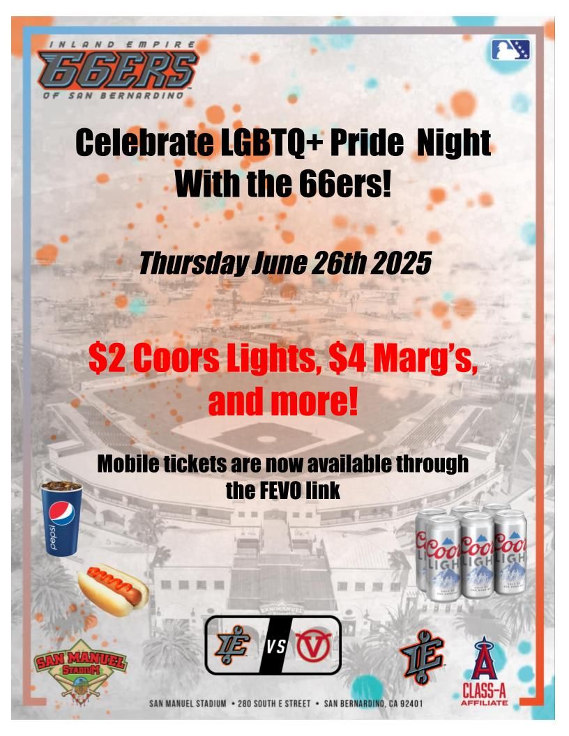 Inland Empire 66ers at Visalia Rawhide at Valley Strong Ballpark