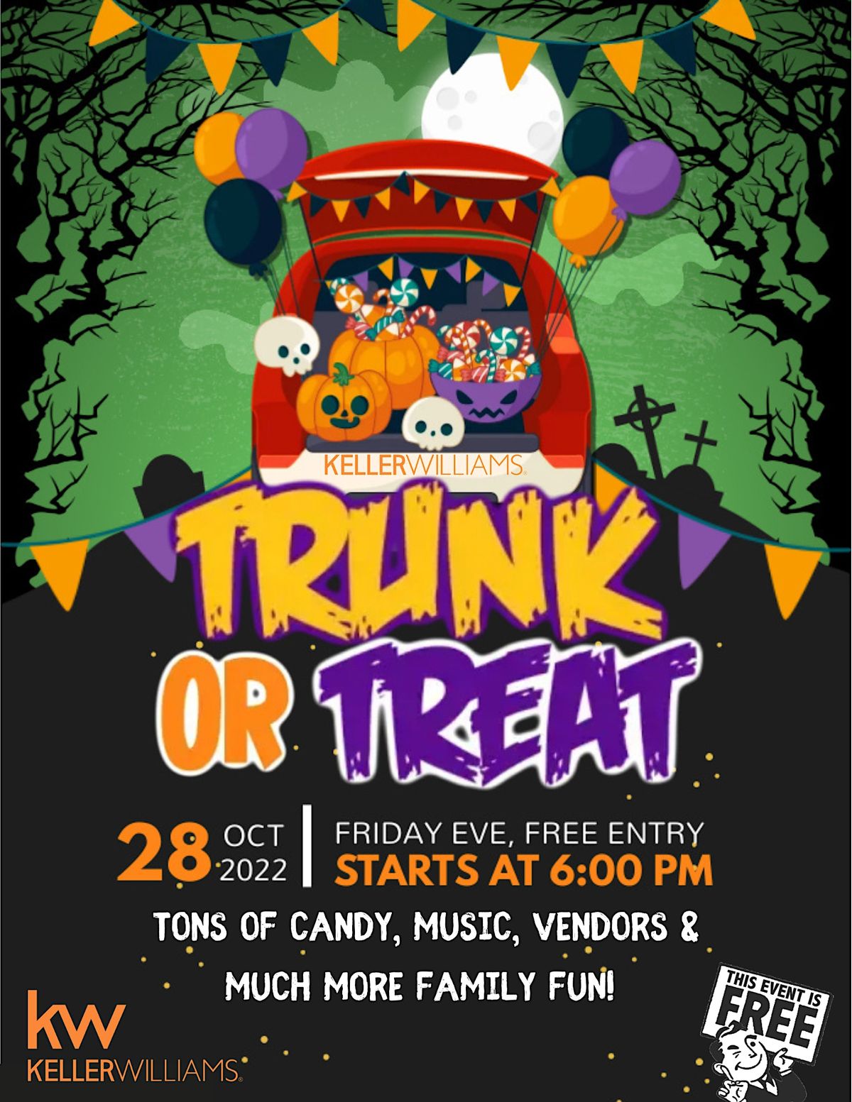 KW Trunk or Treat 2022 4080 Truxel Rd, Sacramento, CA October 28, 2022