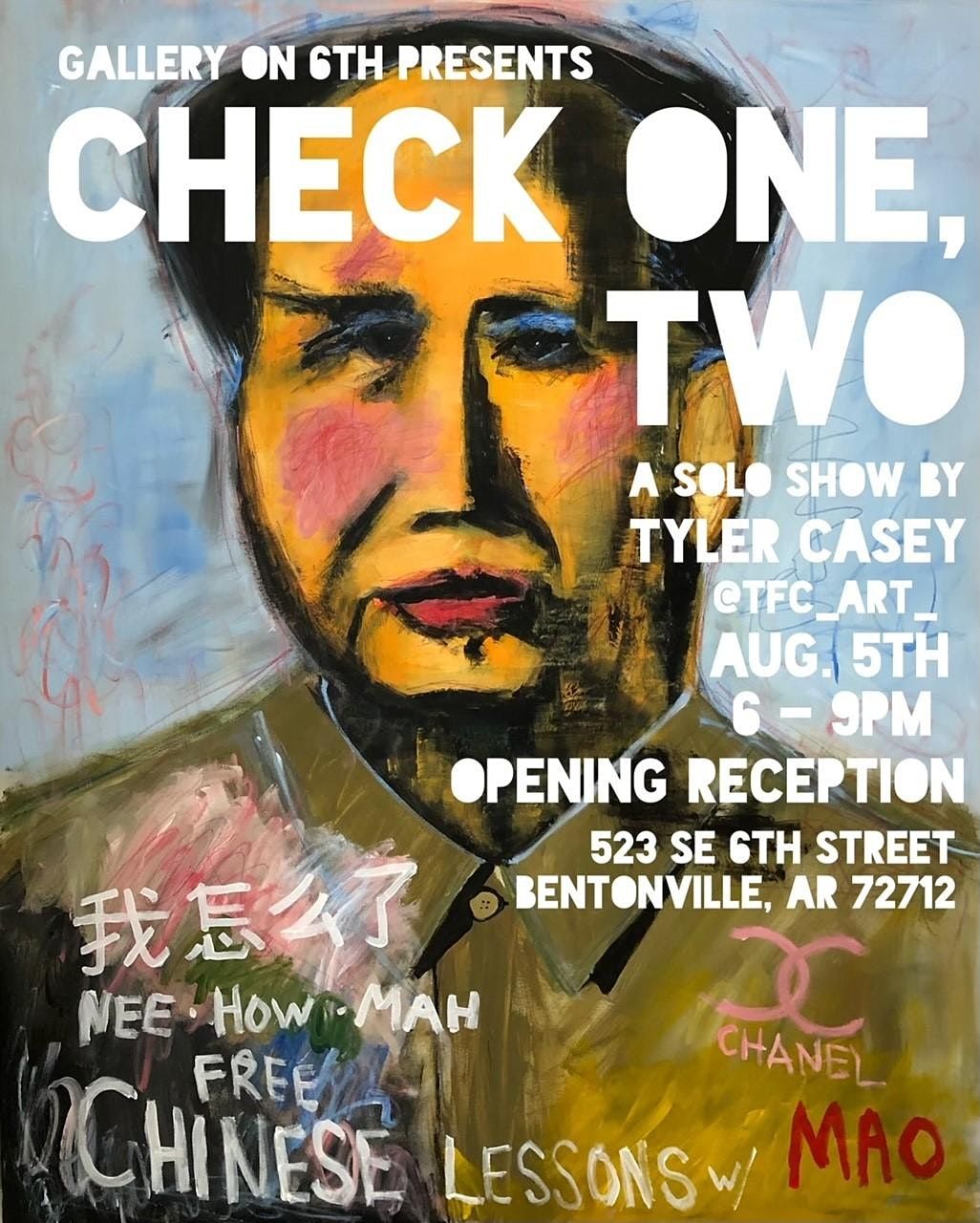 Artist Tyler Casey is Coming to GALLERY ON 6TH in Bentonville For a ...
