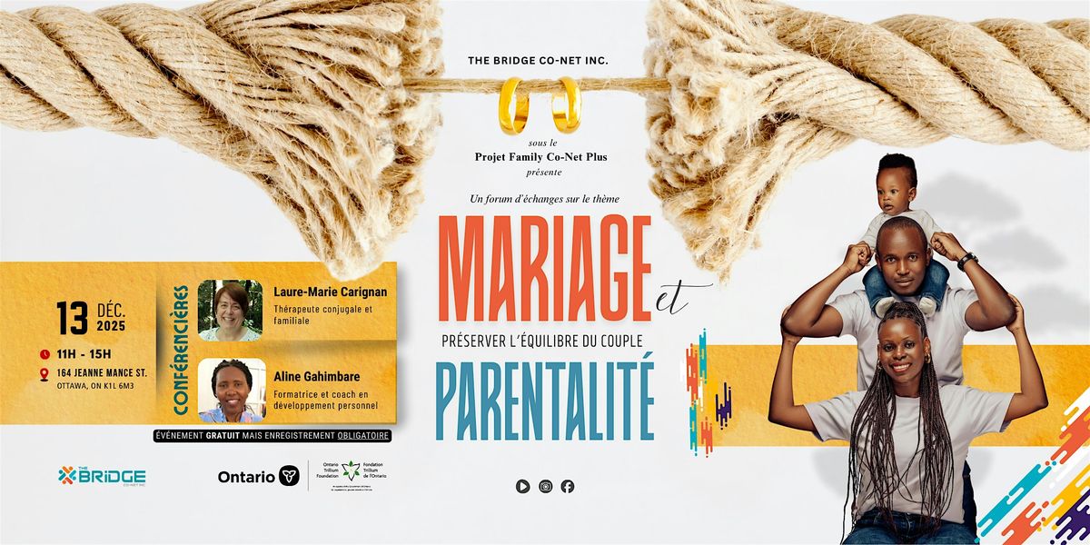 Mariage & Parentalit\u00e9: Pr\u00e9server l'\u00e9quilibre du couple