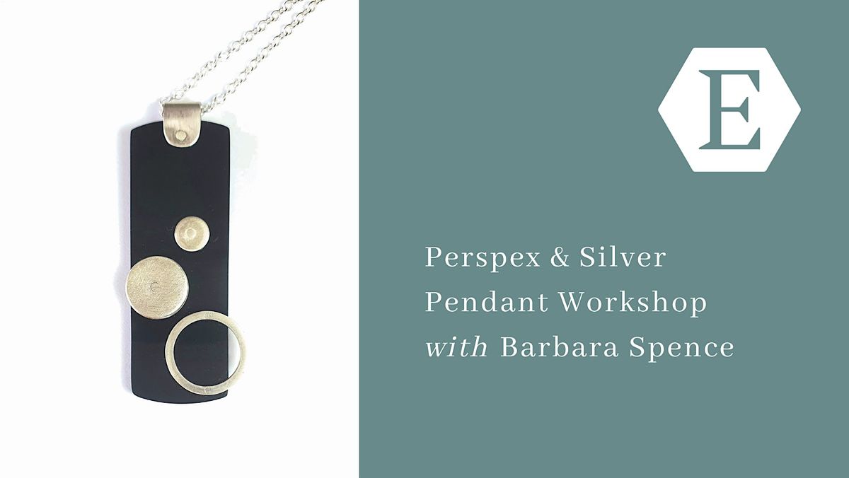 Elements Festival Perspex & Silver Pendant With Barbara