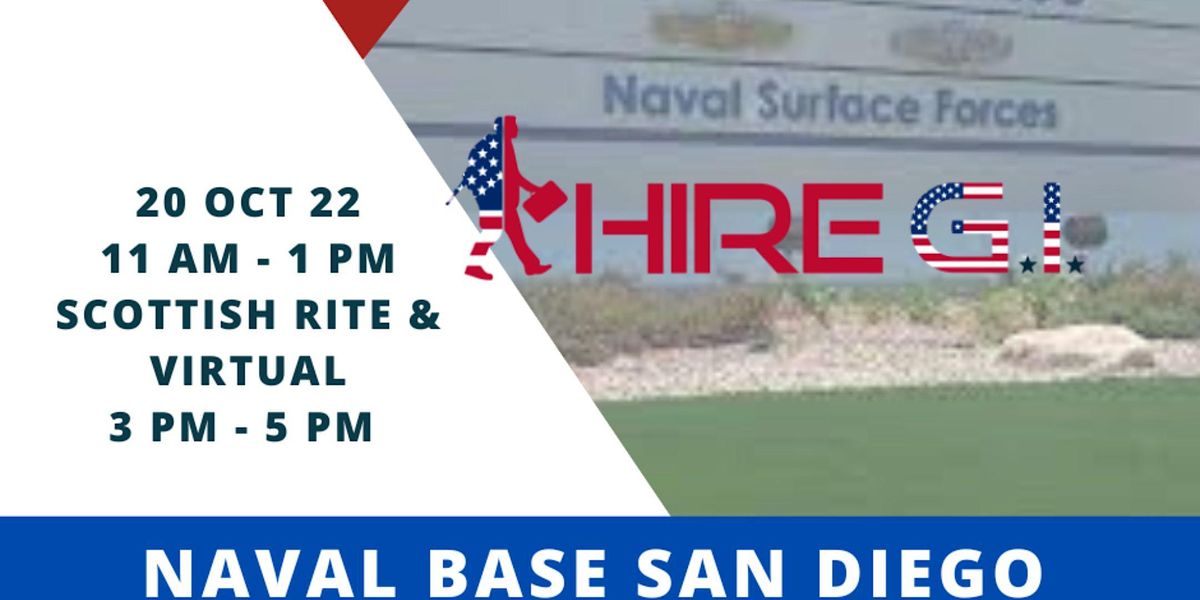 Naval Base San Diego Career Fair Scottish Rite Conference Center, San