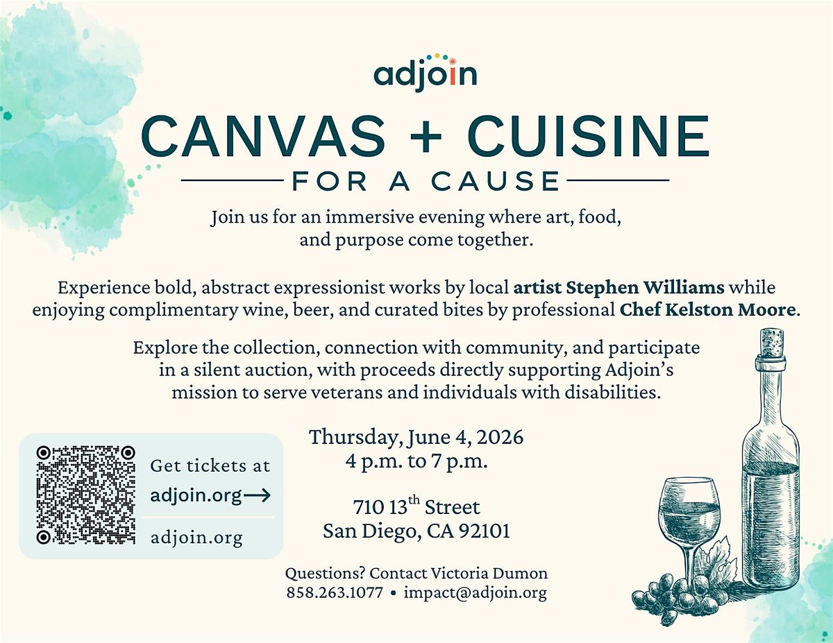 Canvas + Cuisine for a Cause