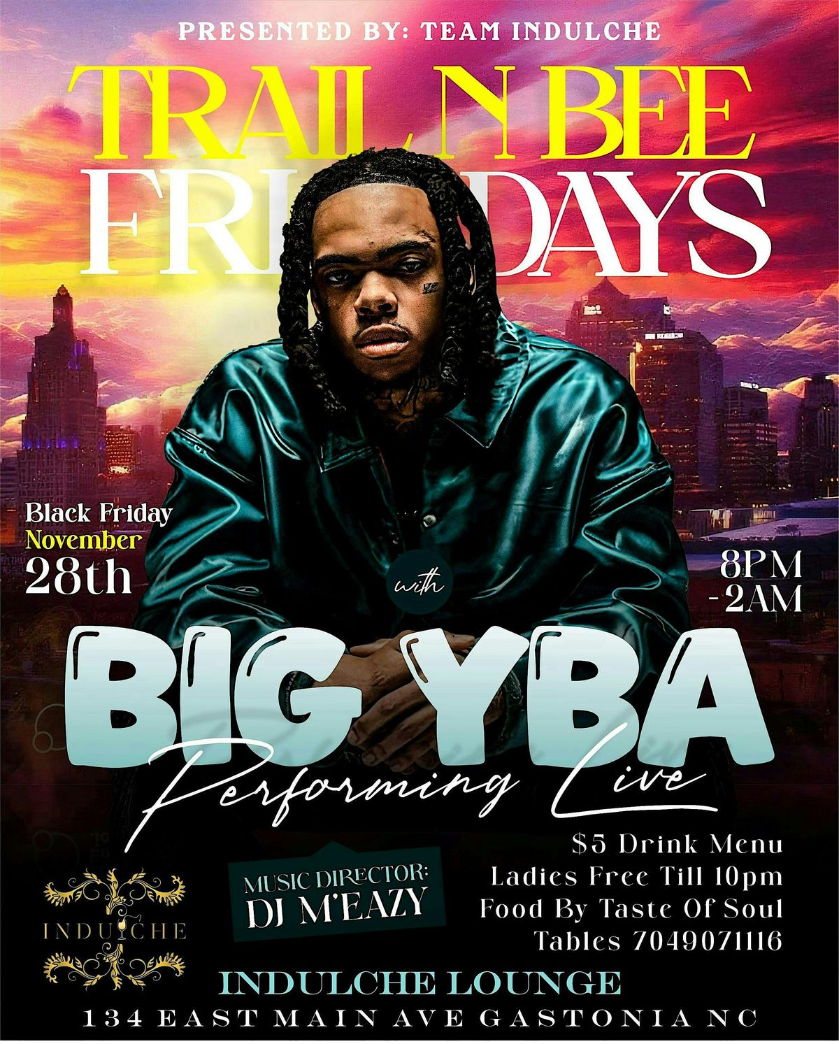BIG YBA Performing Live at Indulche Sports Bar & Lounge, Gastonia on ...