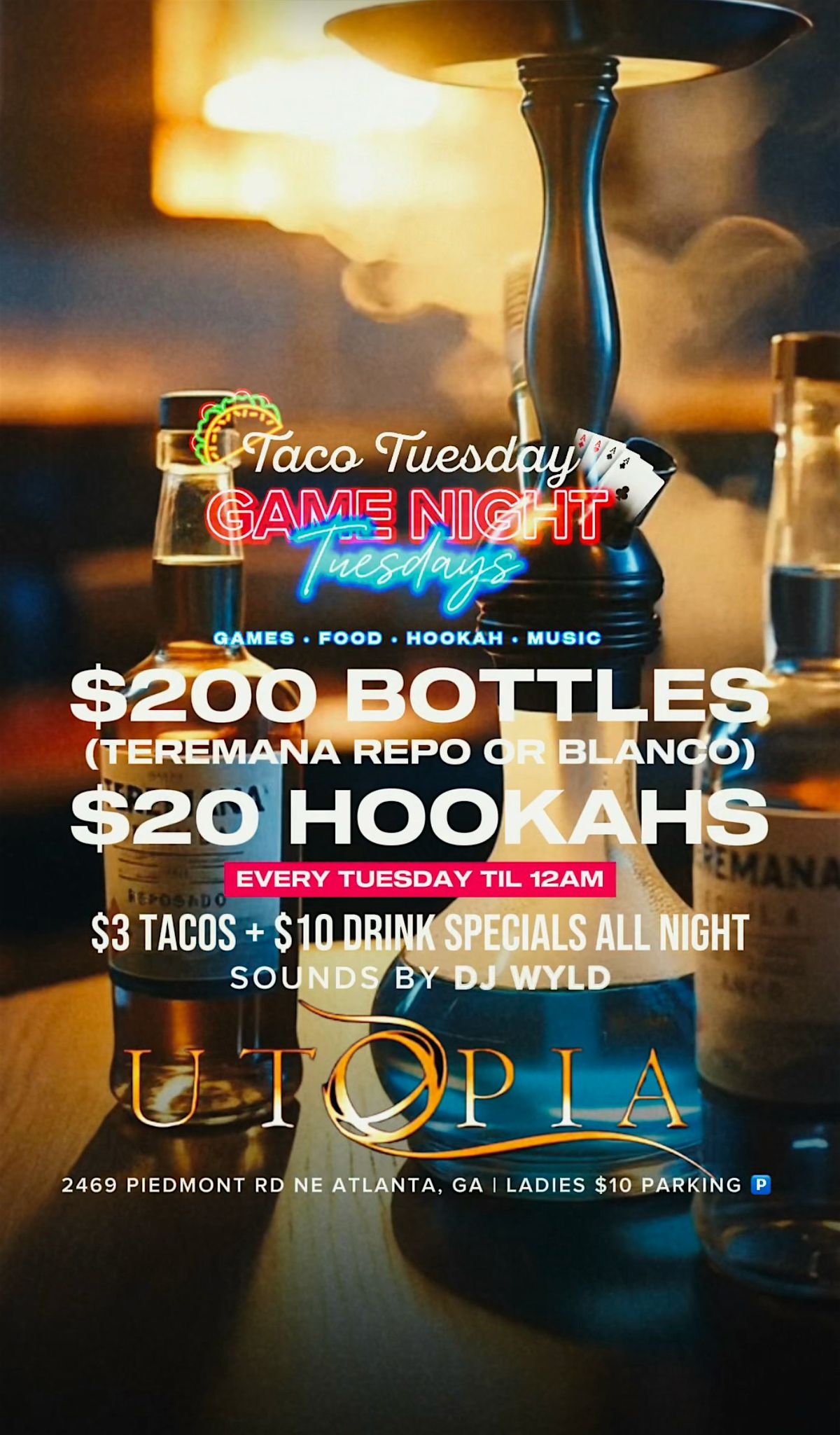 ATL Taco Tuesday Game Night @ Utopia (No Cover All Night)