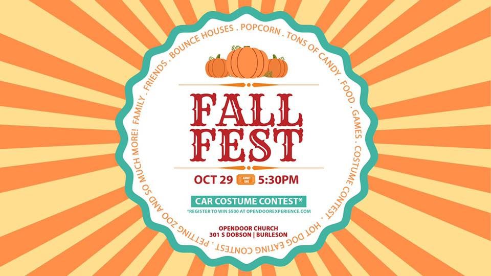 Fall Fest & Car Costume Contest | OpenDoor Church, Burleson, TX ...