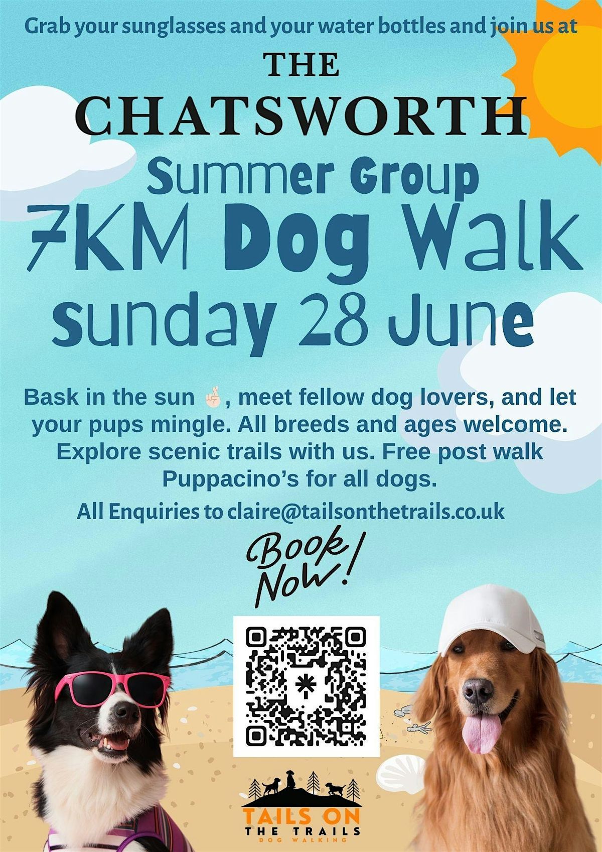 Tails on The Trails Summer Dog Walk at The Chatsworth