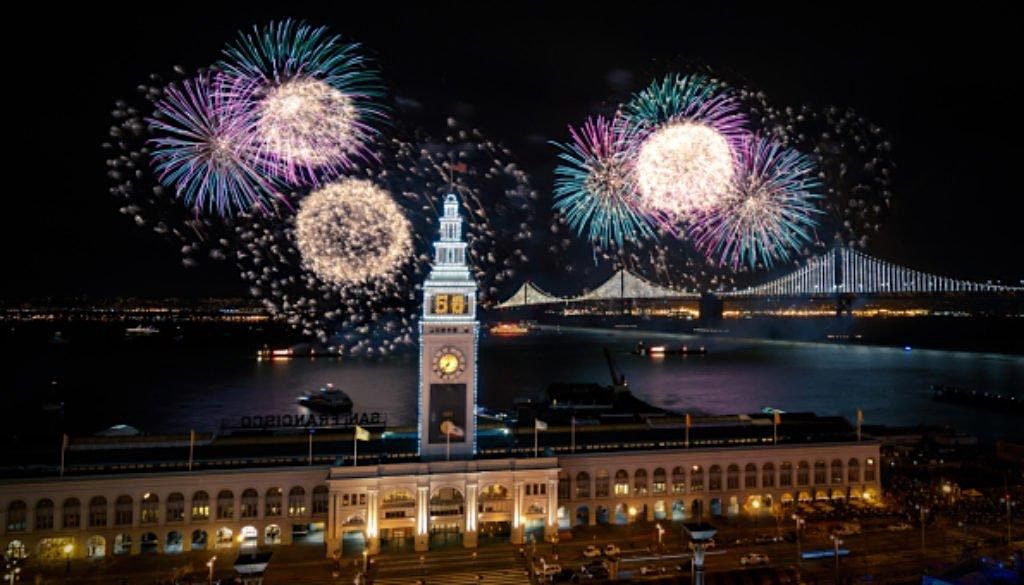 New Year’s Eve Fireworks Dinner Cruise on San Francisco Bay LUXE