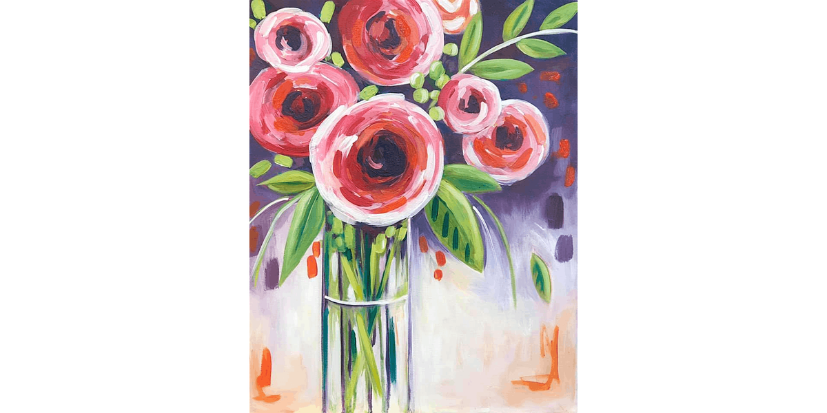 Freshly Picked Roses - Paint and Sip in Tyler | Classpop!\u2122