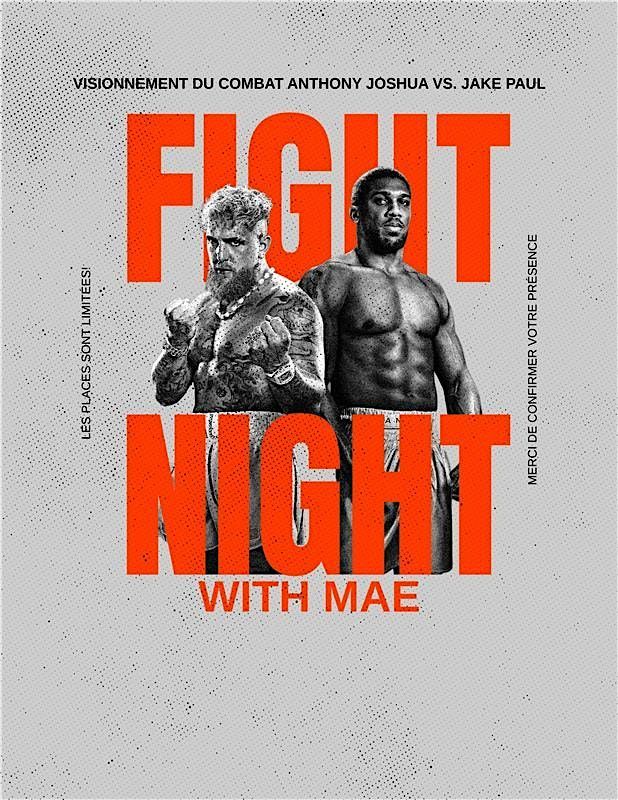 Fight Night with Mae