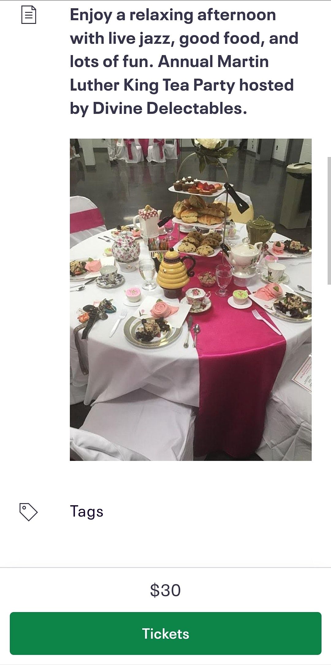 Divine High Tea Party LIVE