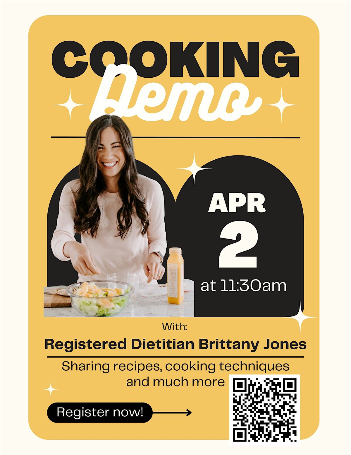 Cooking Demo at Venture X Greenville - Plush Mills on 2nd April, 2026