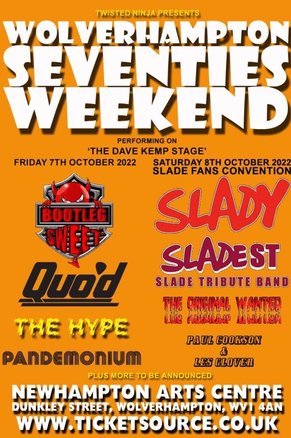 Wolverhampton 70s Weekend - Day 2 - The Slade Fans Convention 2022 ...