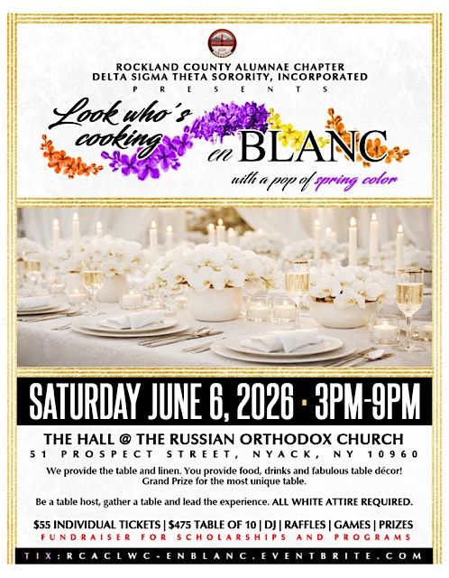 Look Who's Cooking En Blanc