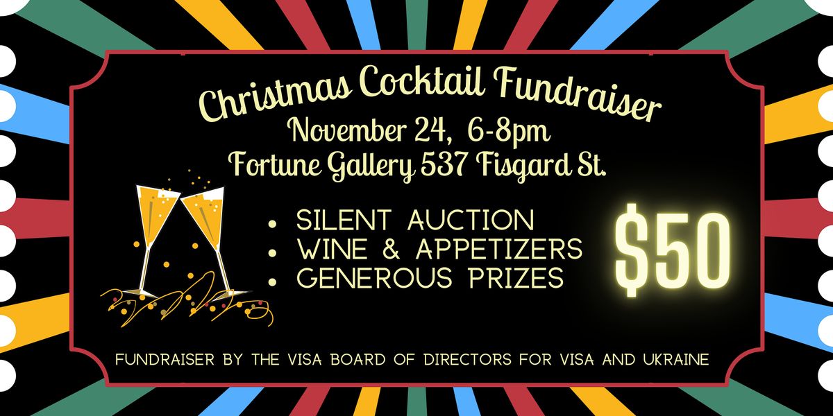 Christmas Cocktail Fundraiser 537 Fisgard St, Victoria, BC November 24, 2022
