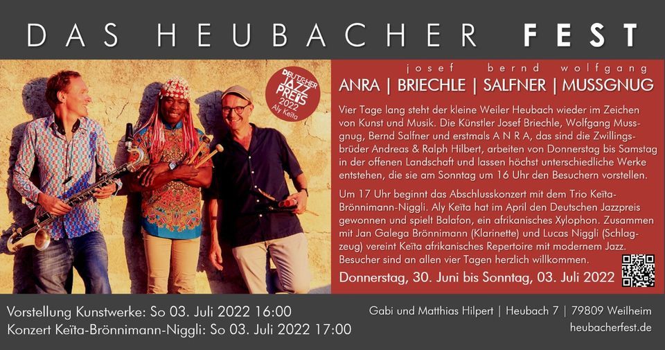 Das Heubacher Fest 4 featuring Ke\u00efta - Br\u00f6nnimann - Niggli