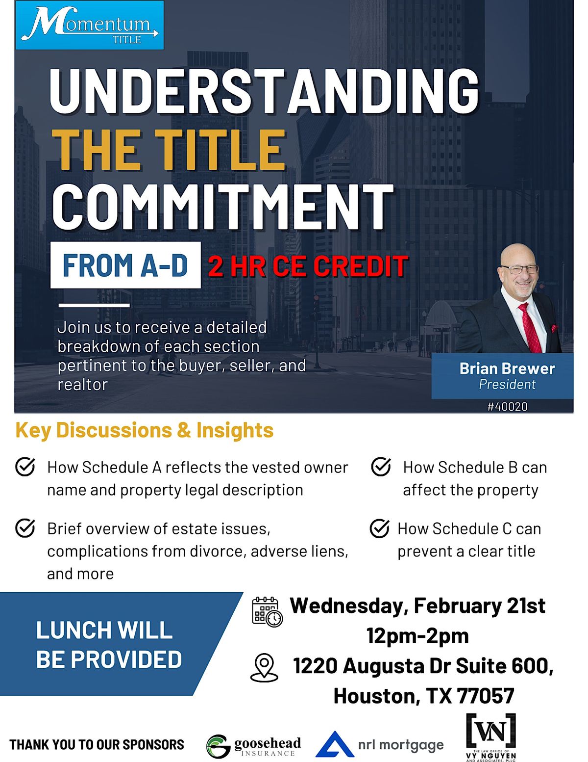 Understanding The Title Commitment From A To D 2 Hour CE Credit Understanding the title commitment from a to d 2 hour ce credit