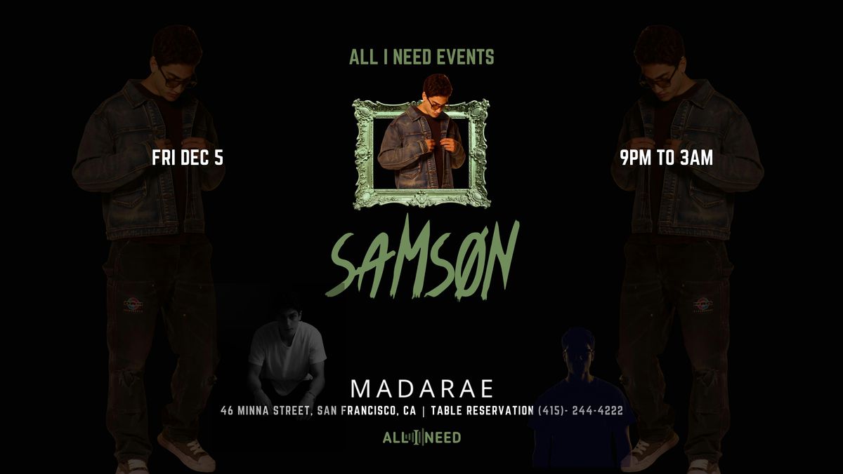 Samson [Afro House] at MadaRae