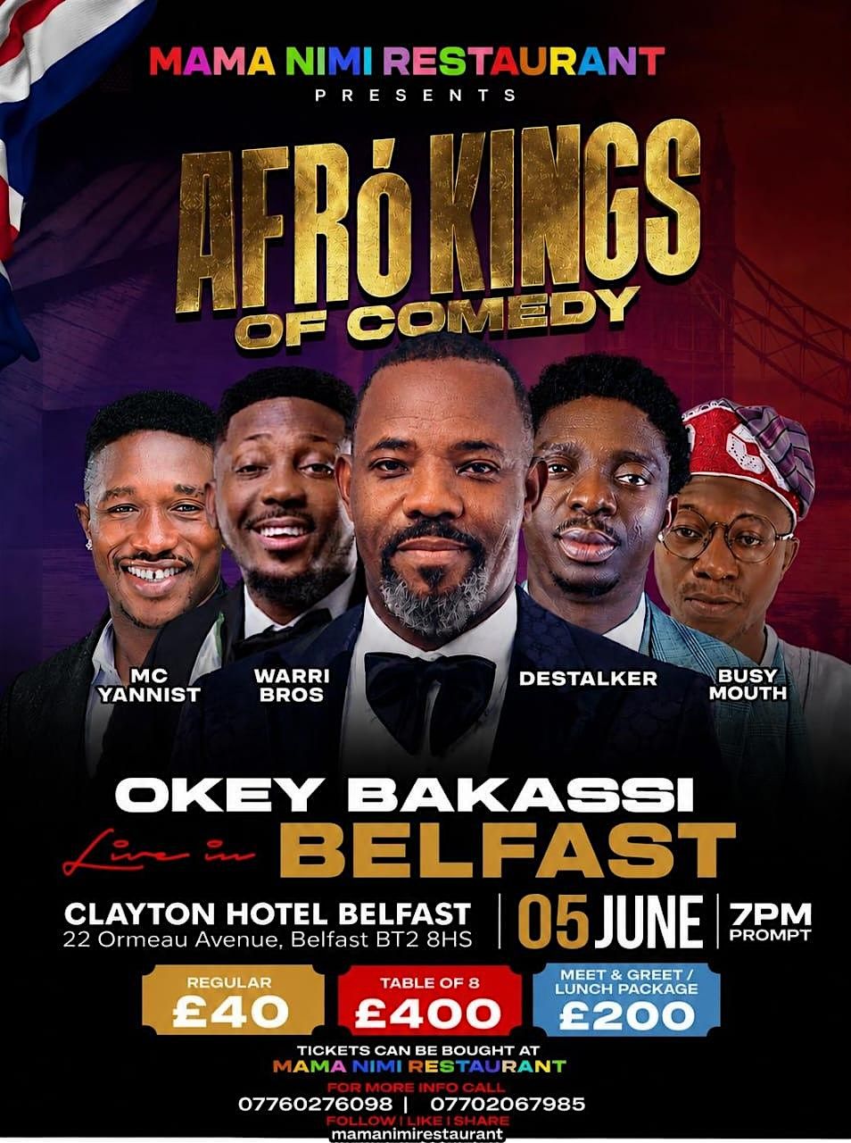 AFRO KINGS OF COMEDY BELFAST