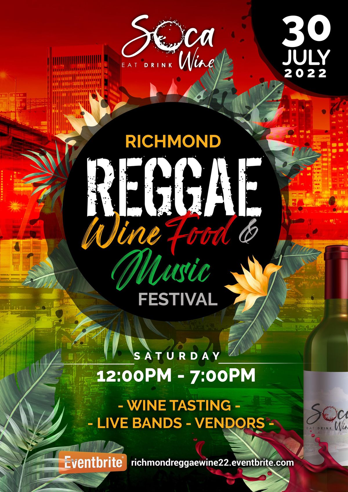 Richmond Reggae Wine Food & Music Festival | The Grounds, Chesterfield ...