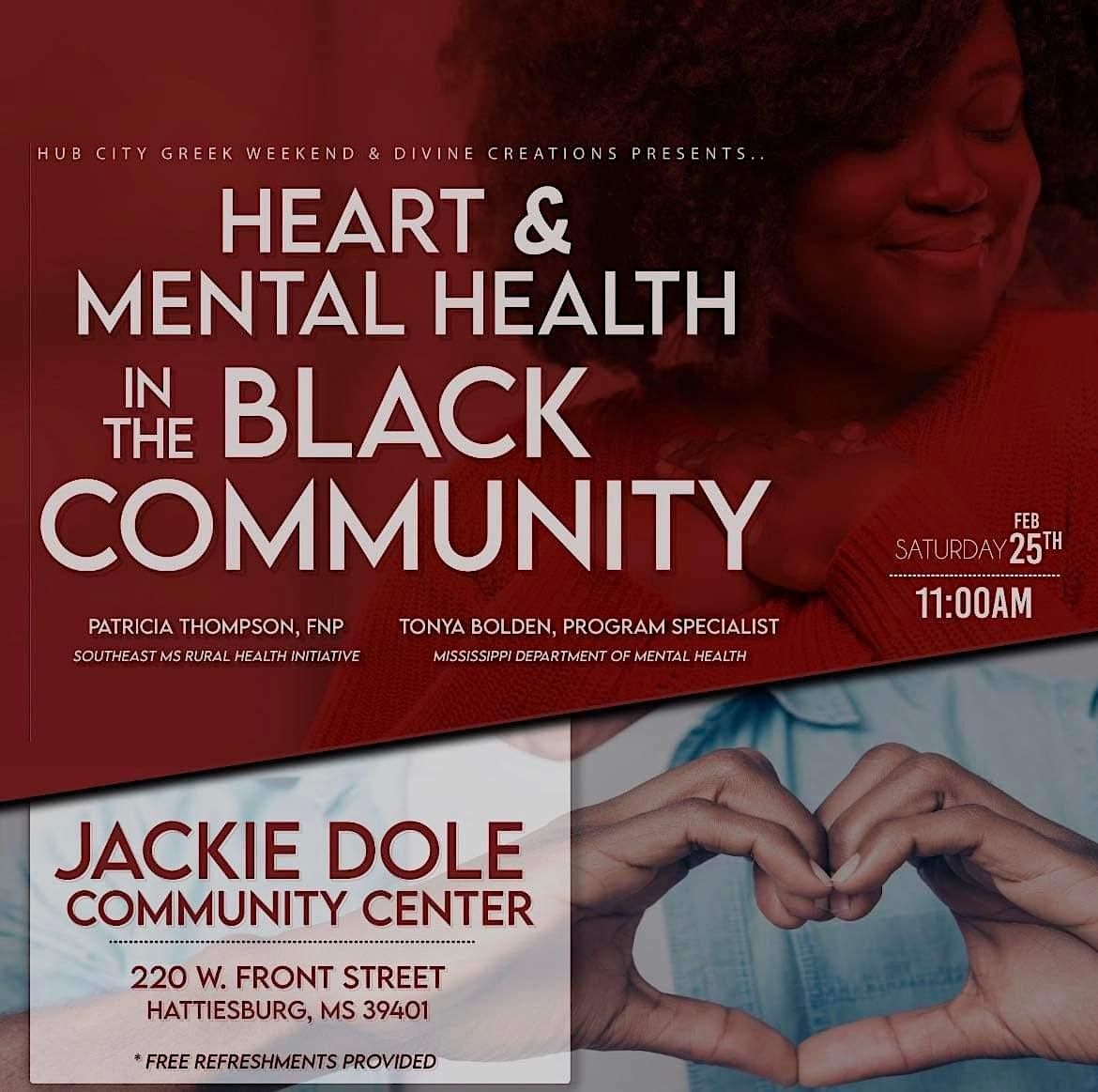Heart & Mental Health in the Black Community Jackie D Sherrill