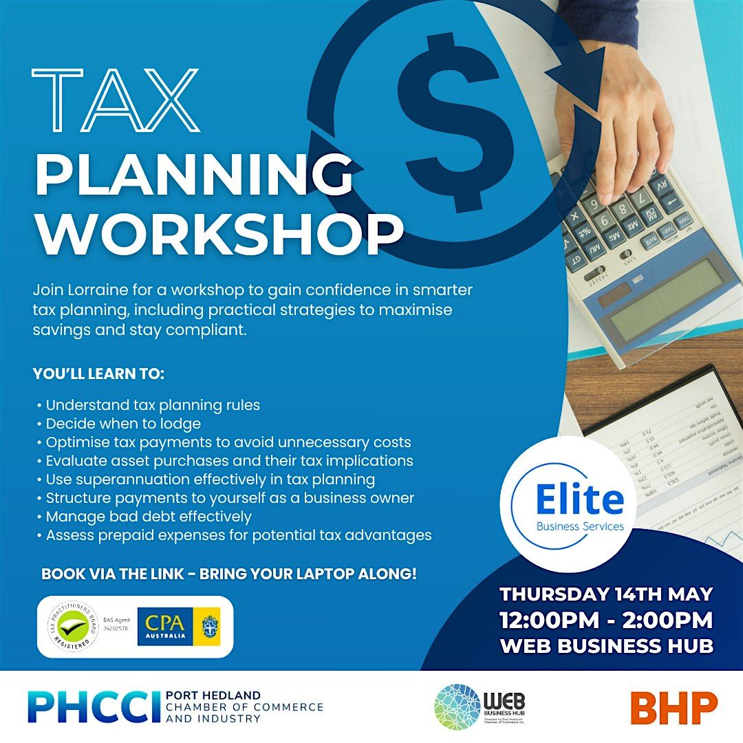 TAX PLANNING WORKSHOP
