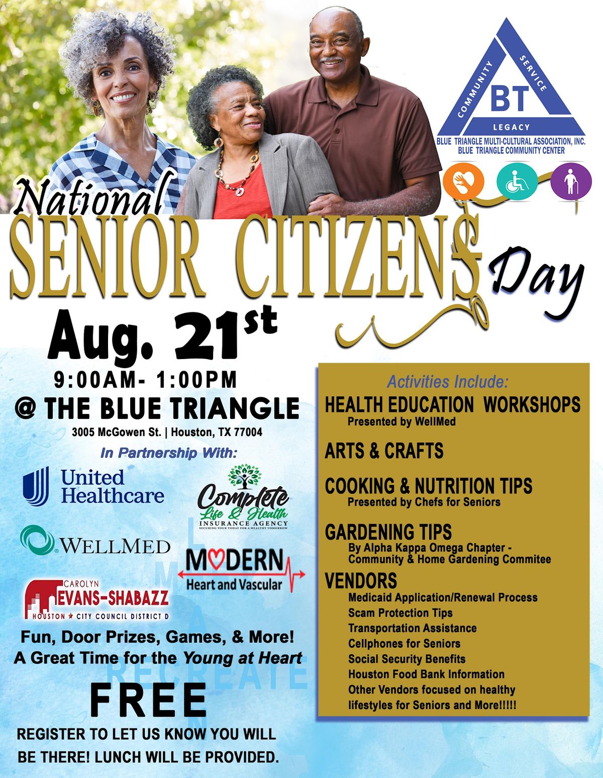 National Senior Citizens Day: August 21, 2023