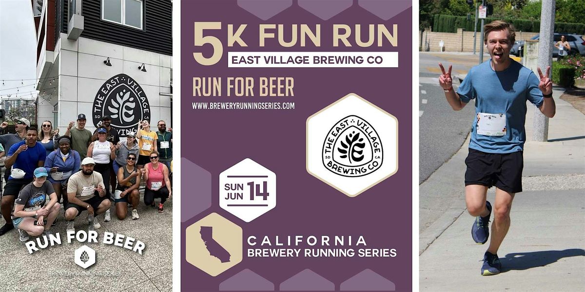 East Village Brewing Co | 2026 CA Brewery Running Series