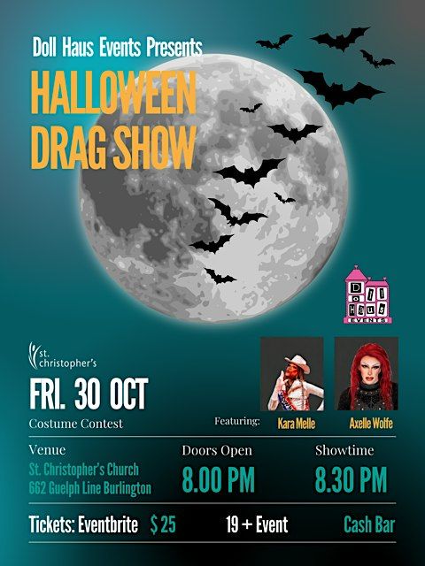 Halloween Drag Show at St. Christopher's Anglican Church, Burlington on ...
