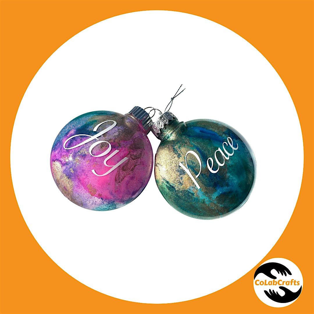 Alcohol Ink Ornaments Class