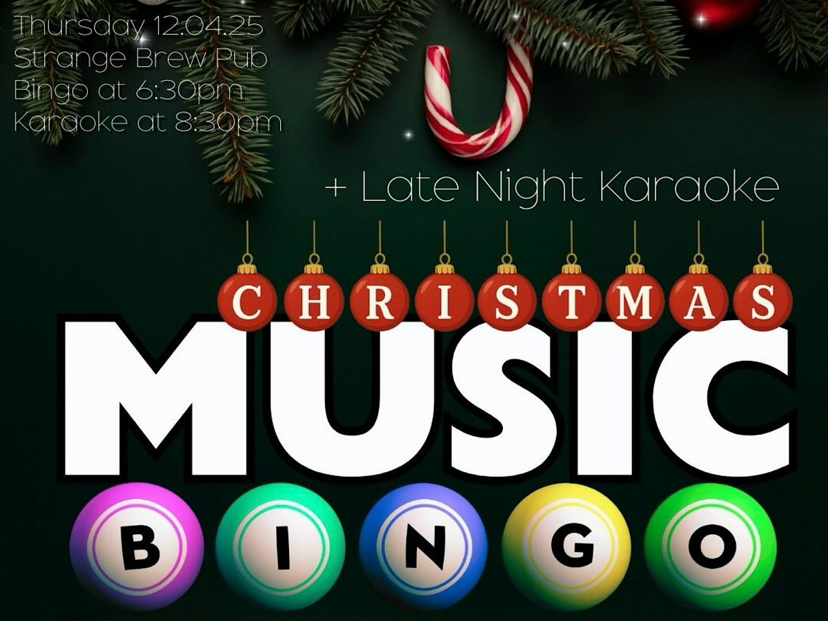 Christmas Music Bingo + Late Night Karaoke