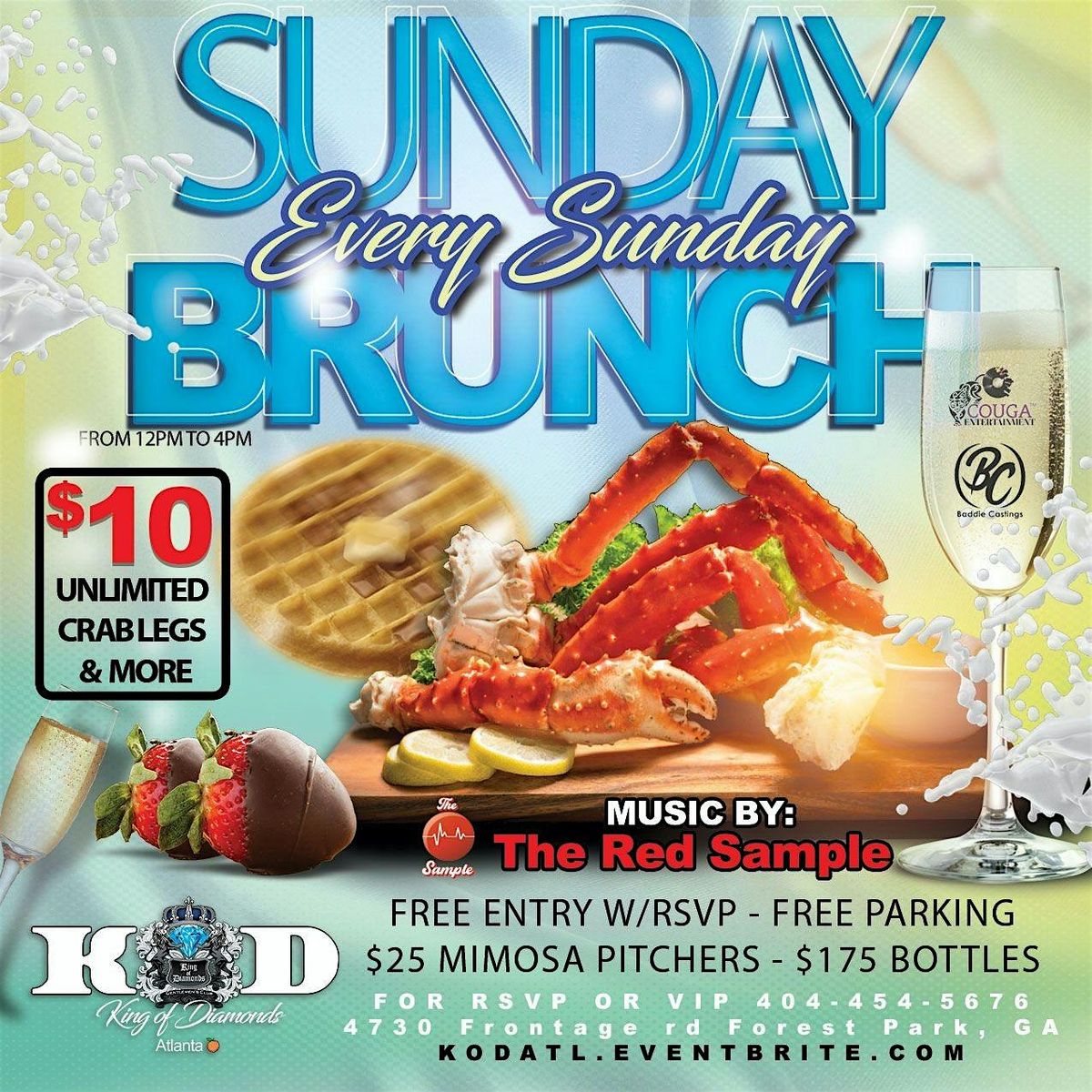 KOD's Sun Brunch, $10 unlimited buffet!
