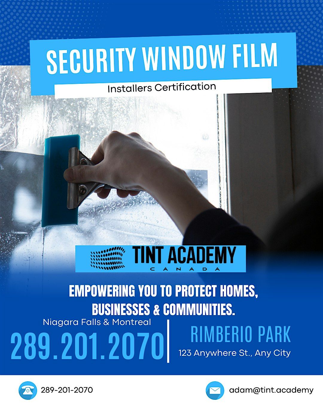 Flat Glass & Security Film Training \u2013 Hosted by The Tint Academy