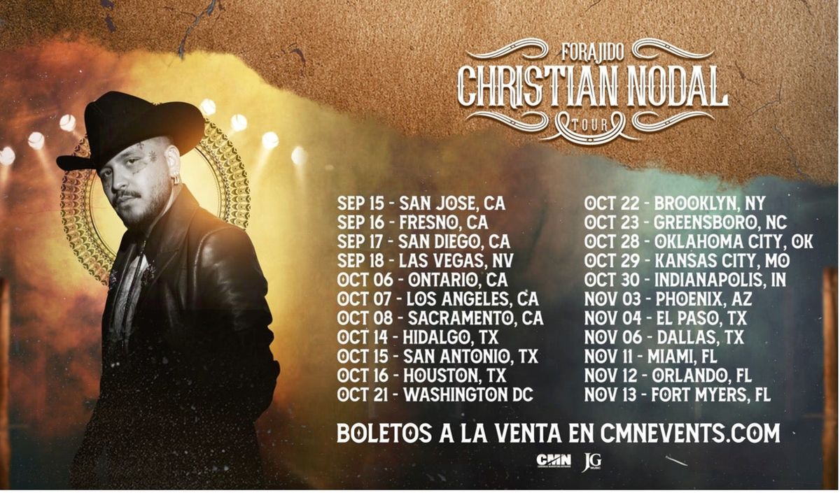 Christian Nodal at Bojangles Coliseum