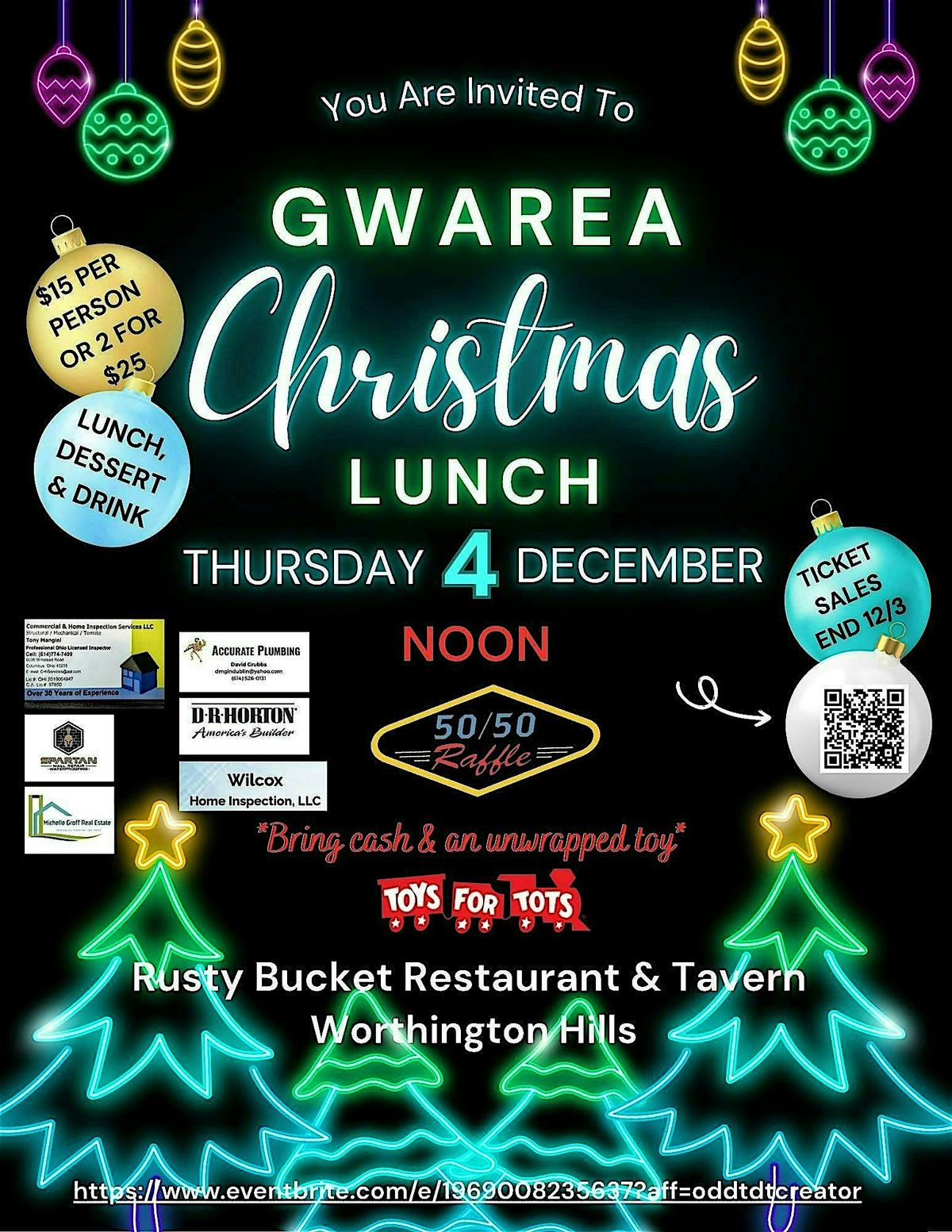GWAREA Christmas Lunch