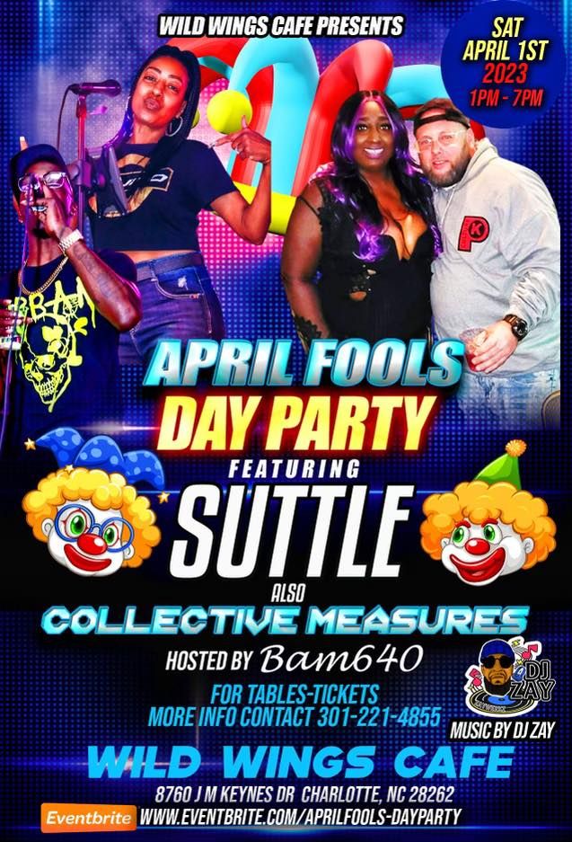 APRIL FOOLS GOGO DAY PARTY | Wild Wing Cafe, Charlotte, NC | April 1, 2023