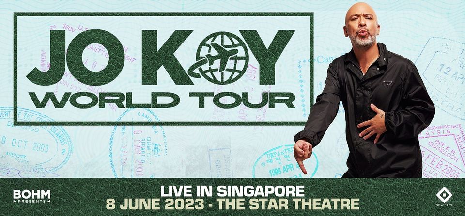 Jo Koy \u201cWorld Tour\u201d \u2013 Live in Singapore!