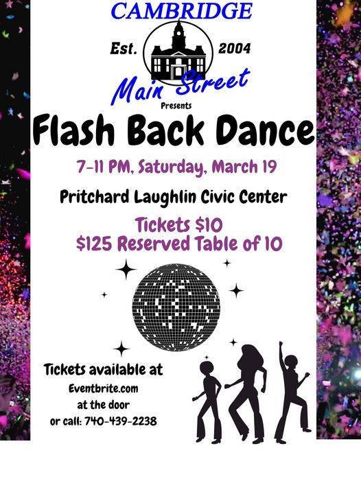Flashback Dance | Pritchard Laughlin Civic Center, Cambridge, OH ...