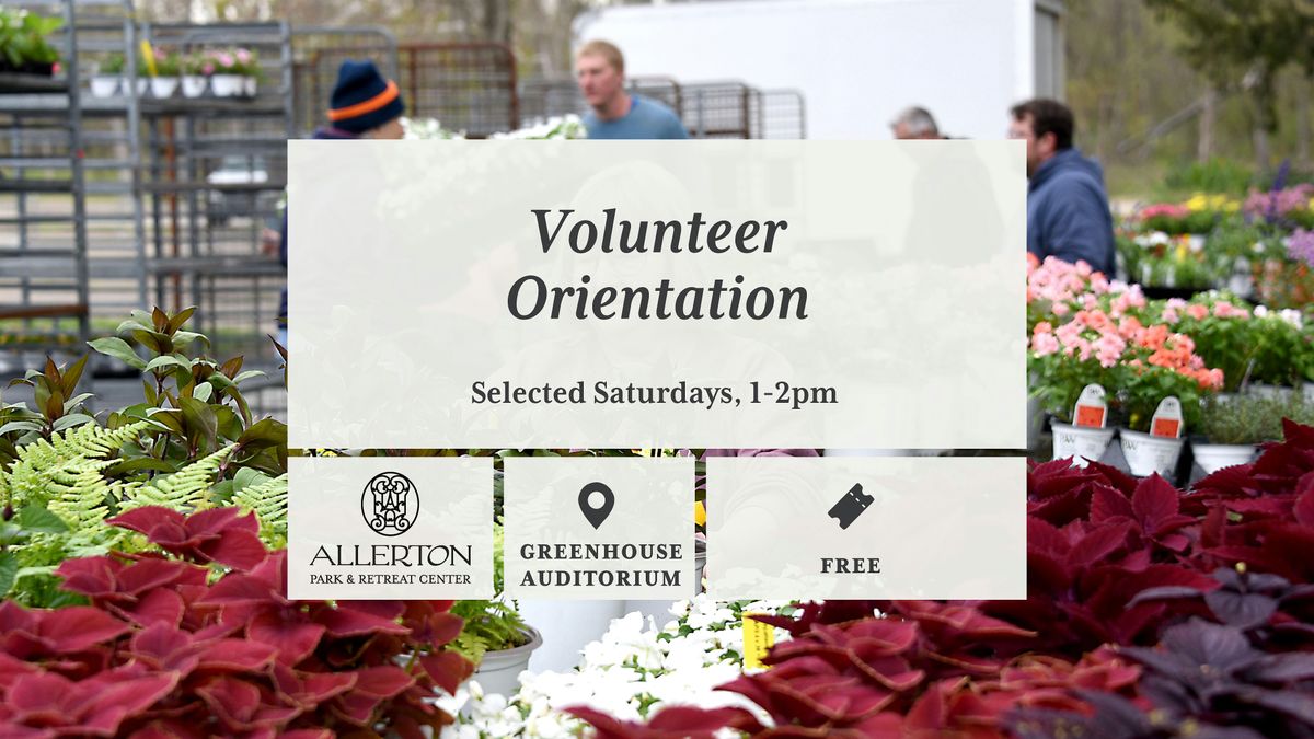 Volunteer Orientation