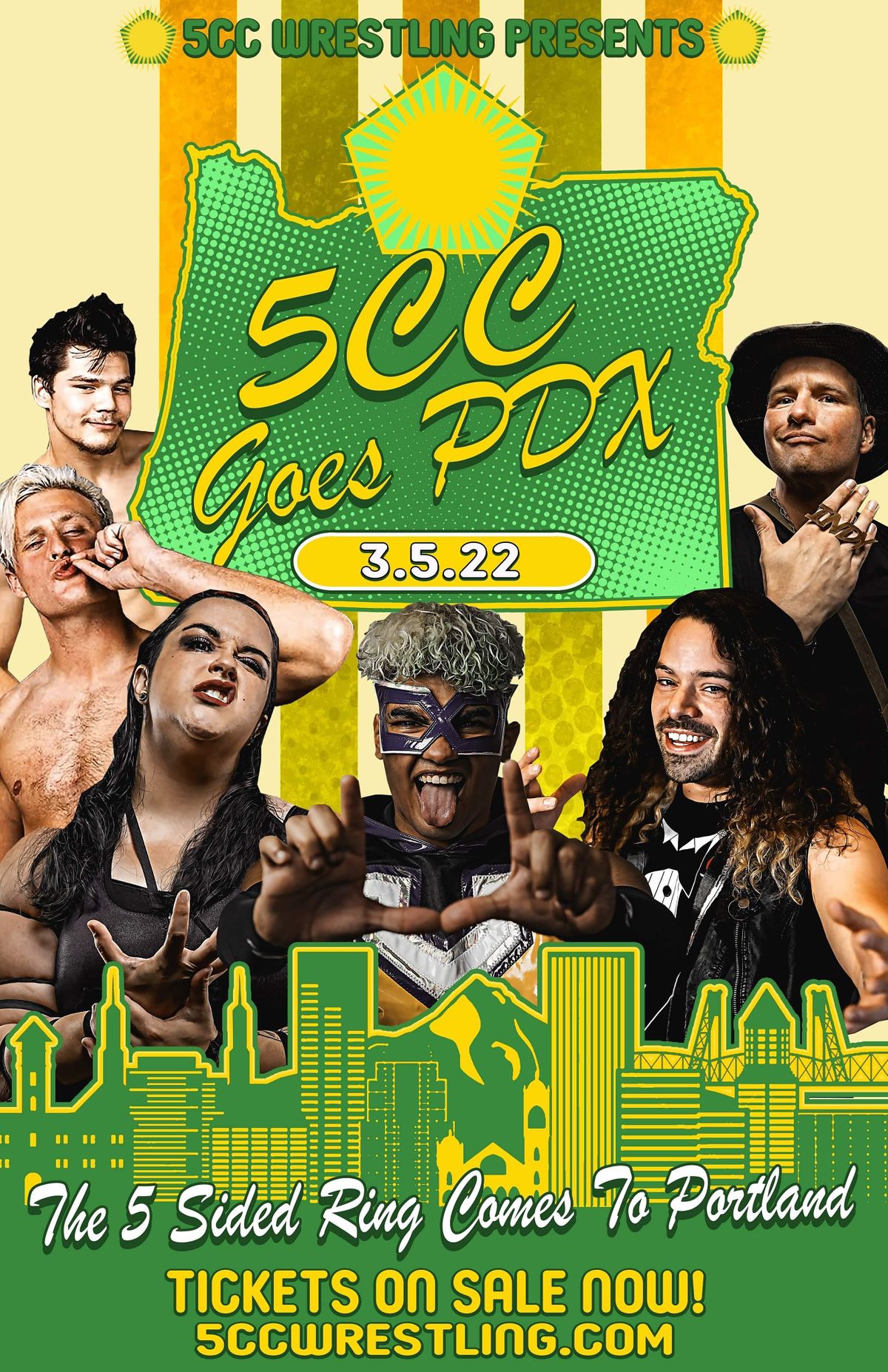 5CC Wrestling Big Trouble in the Big Dipper Shawn Gardner Dancing