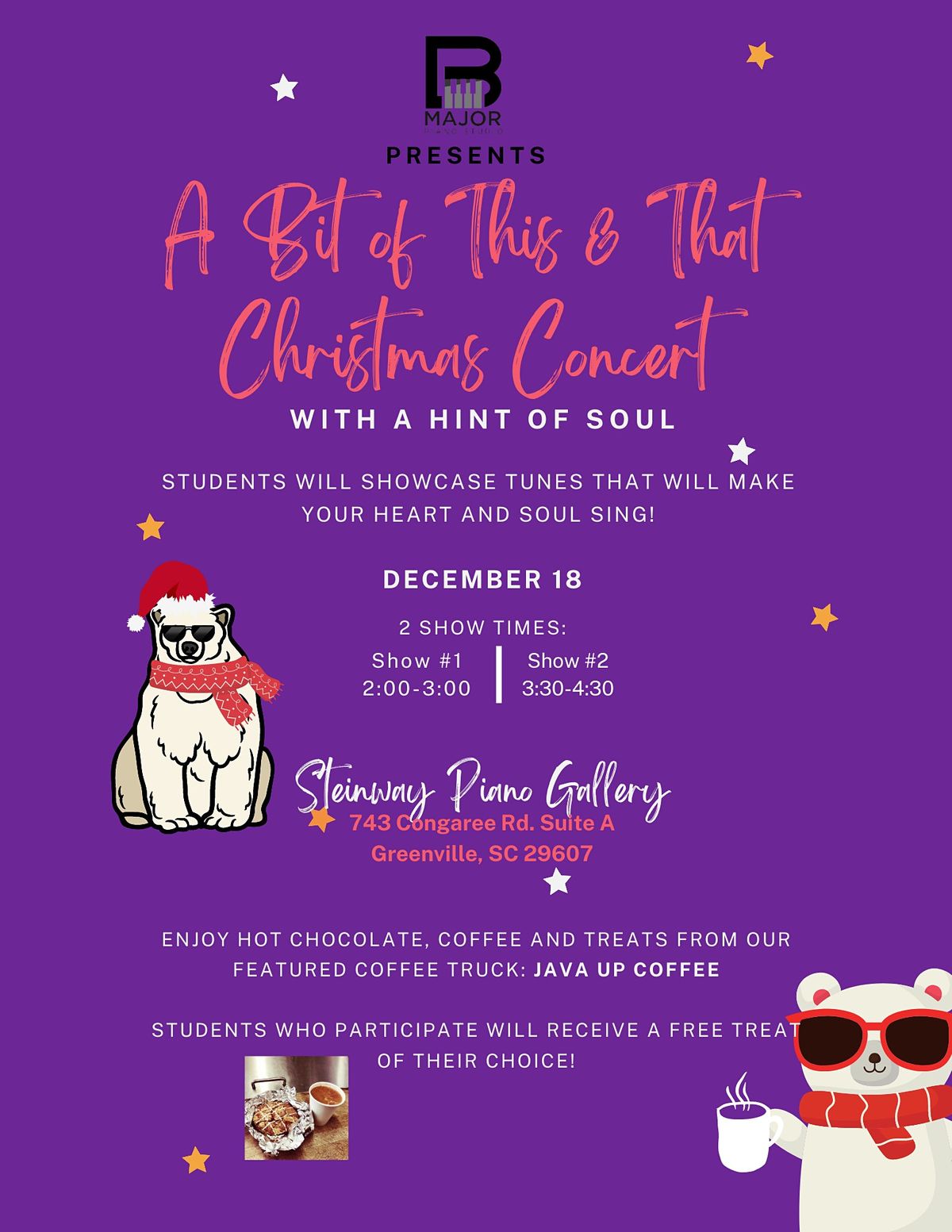 Christmas Concerts In Greenville Sc 2022 A Bit Of This And That Christmas Concert | 743 Congaree Rd, Greenville, Sc  | December 18, 2021