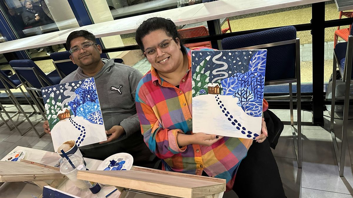 Seasonal Activity in Vancouver: COZY CABIN - Winter-themed Painting Night