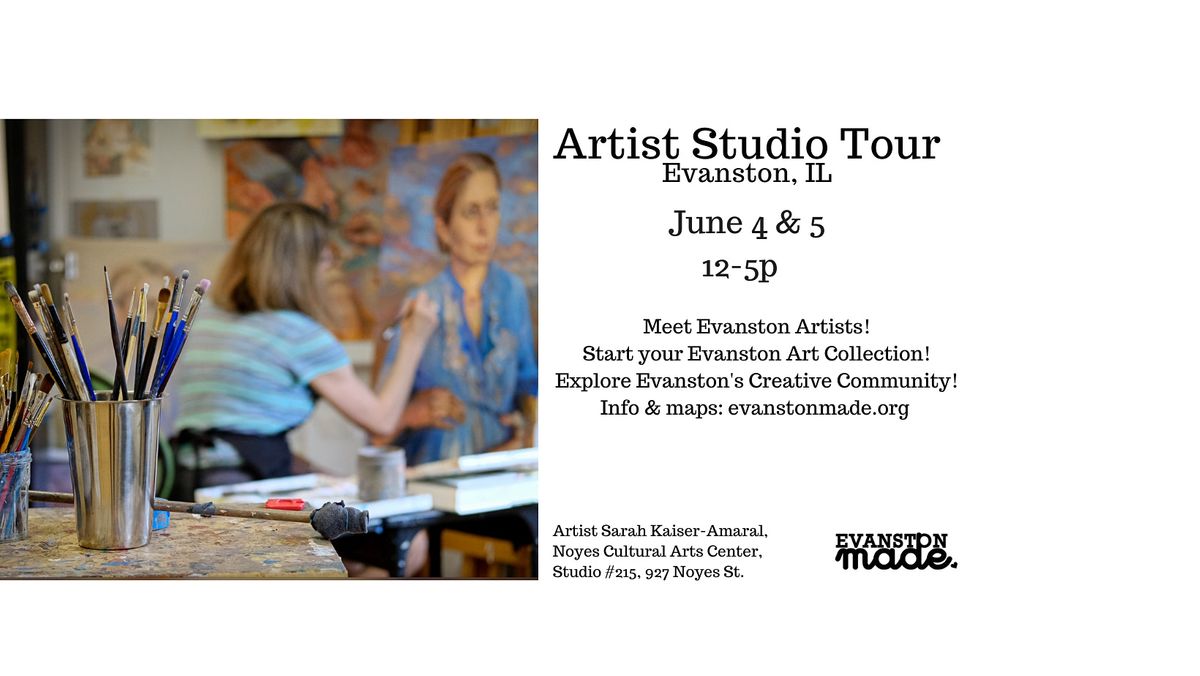 Evanston Made Studio Tour 927 Noyes St, Evanston, IL June 4 to June 5