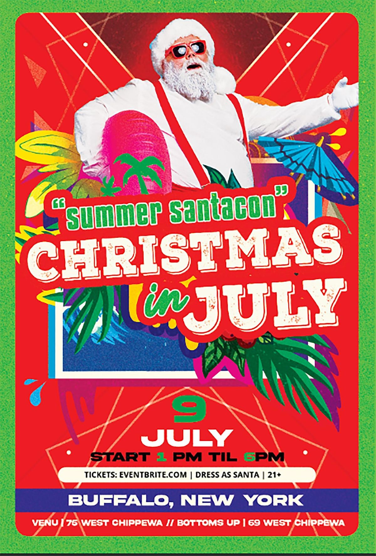 Christmas In Buffalo Ny 2022 Christmas In July - "Summer Santacon" | Venu, Buffalo, Ny | July 9, 2022