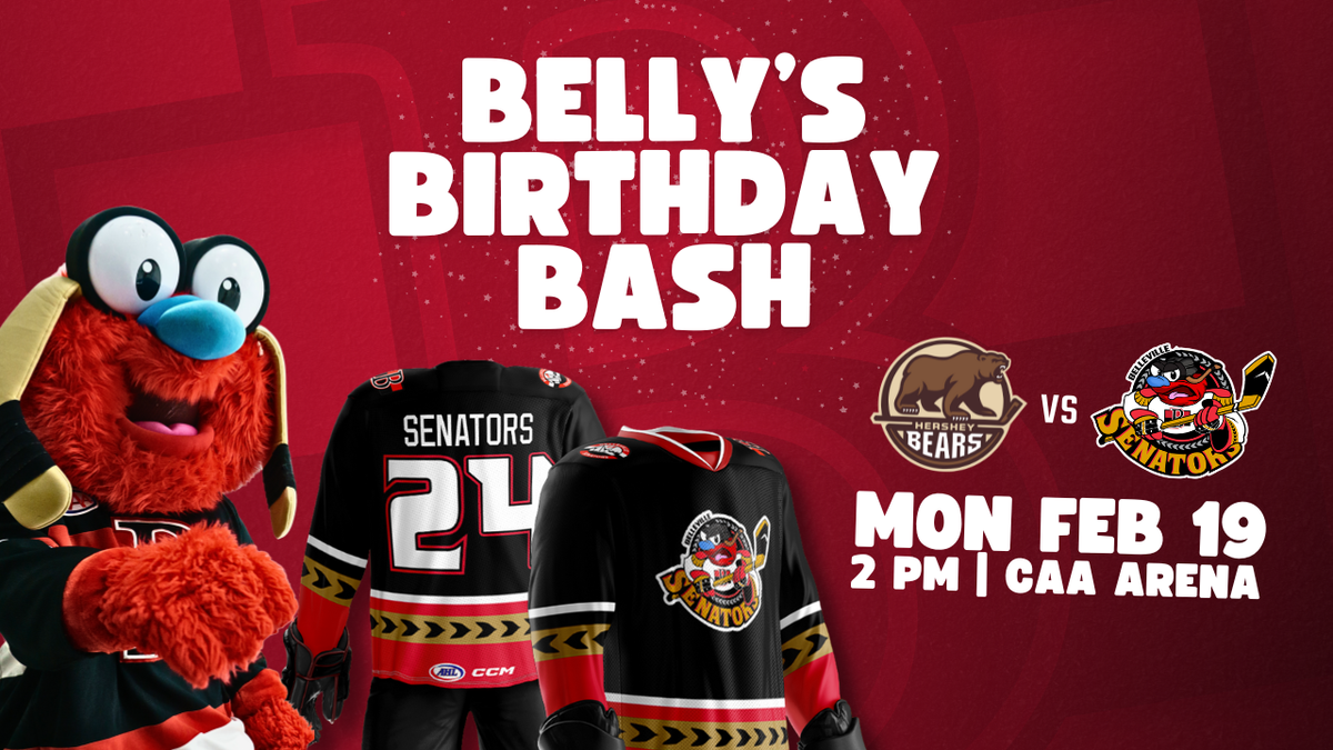 Parking Hershey Bears at Belleville Senators